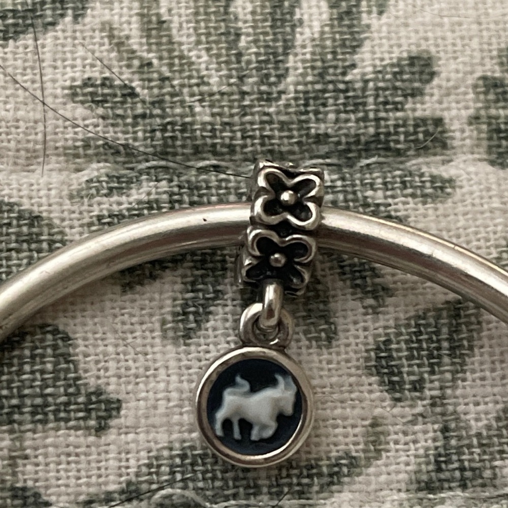 💯 Authentic Pandora Zodiac Taurus Cameo Dangle Charm